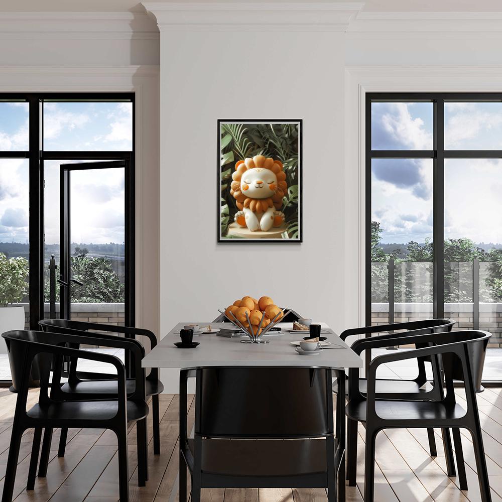 Bébé Lion dans un intérieur