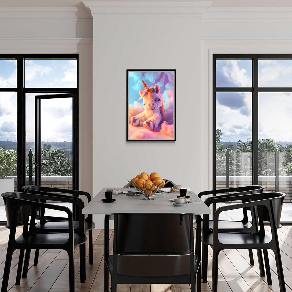 Licorne Colorée dans un intérieur