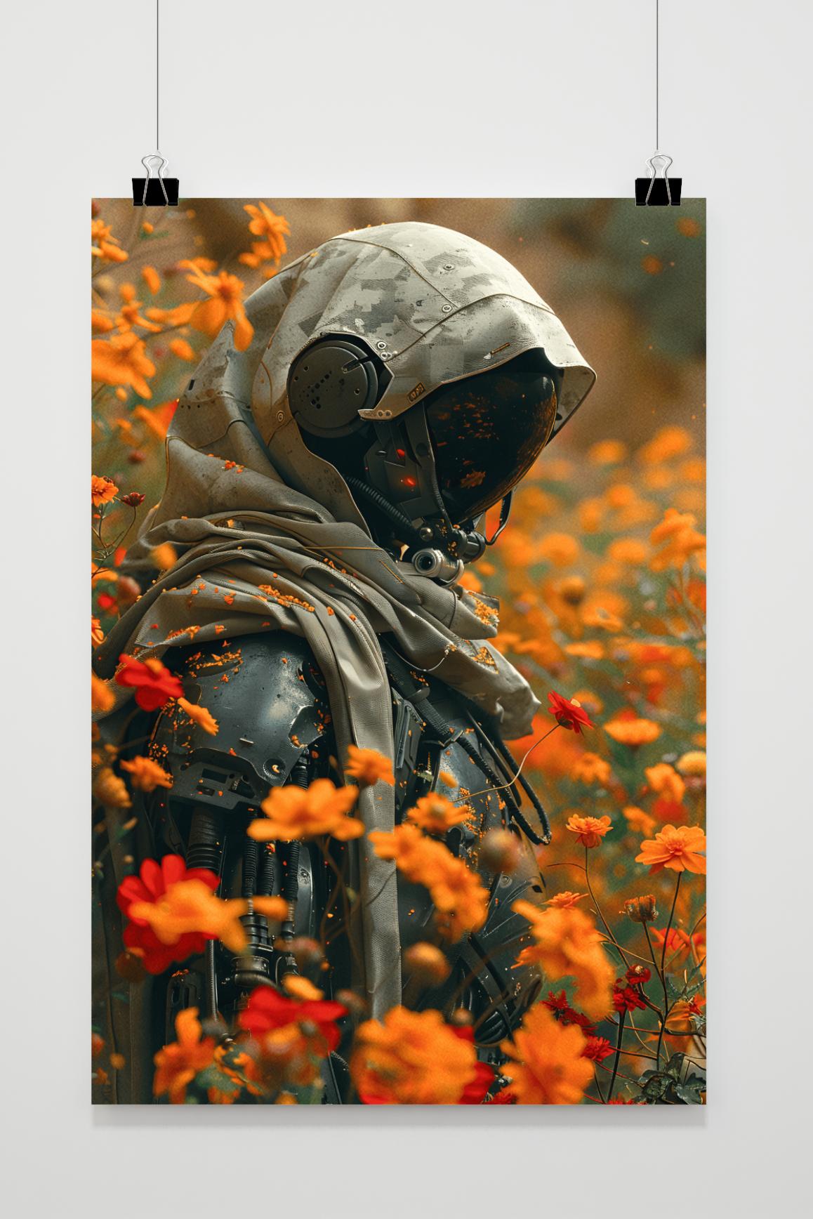 Affiche Cyborg Jardin de 25 Artstreet