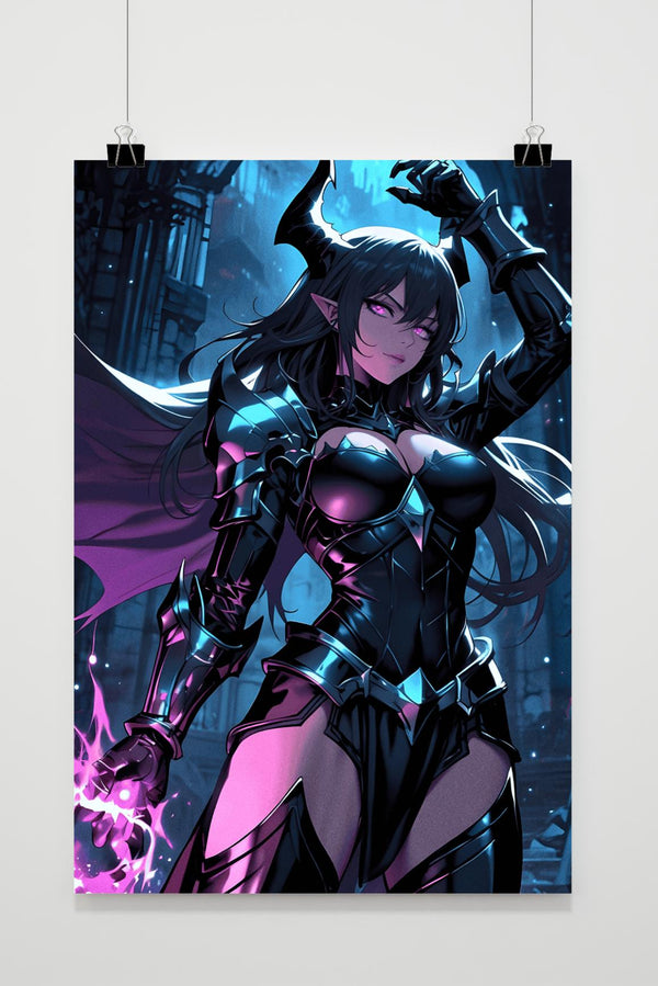 Demonmeisje Anime poster