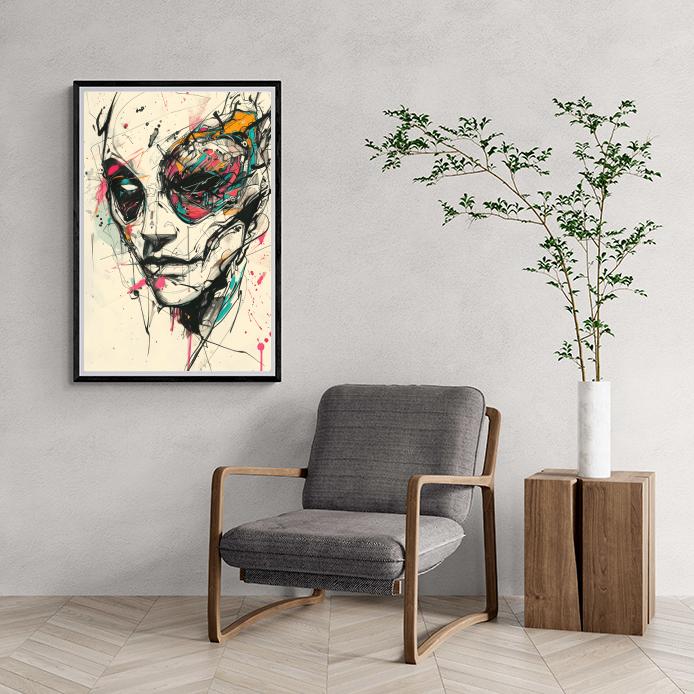 Esquisse dans un intérieur