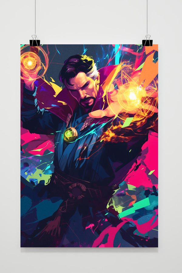 Póster Doctor Strange Anillos