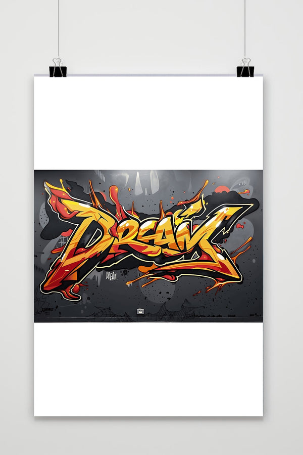 Droomgraffiti poster