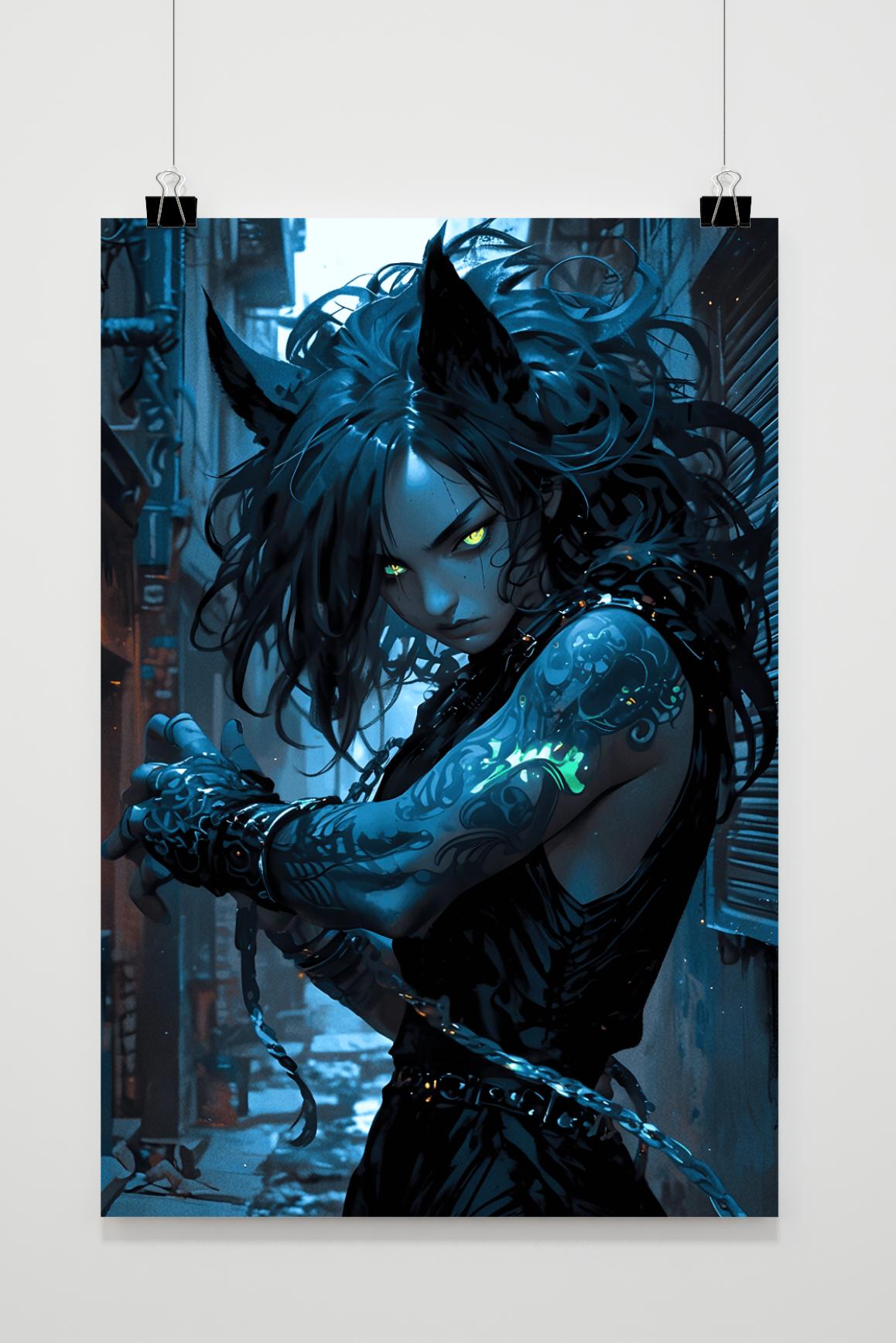 Affiche Fille Démon de 25 Artstreet