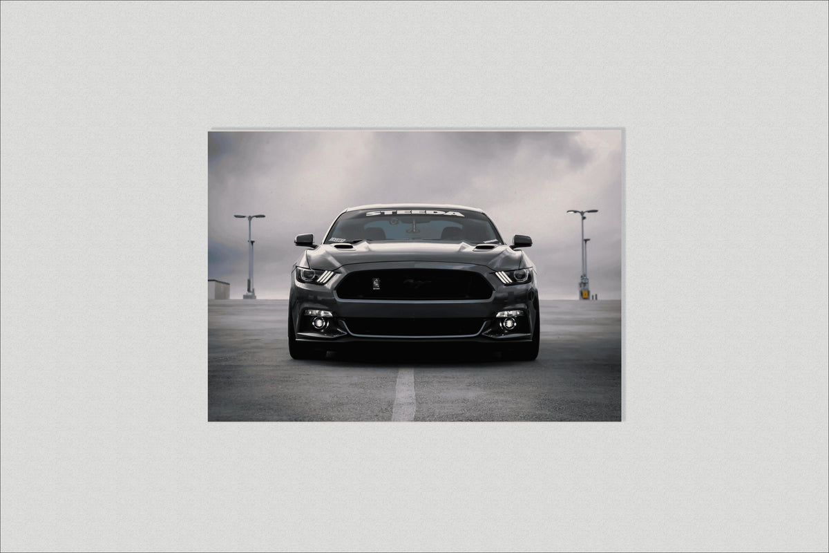 Ford Mustang dans un intérieur