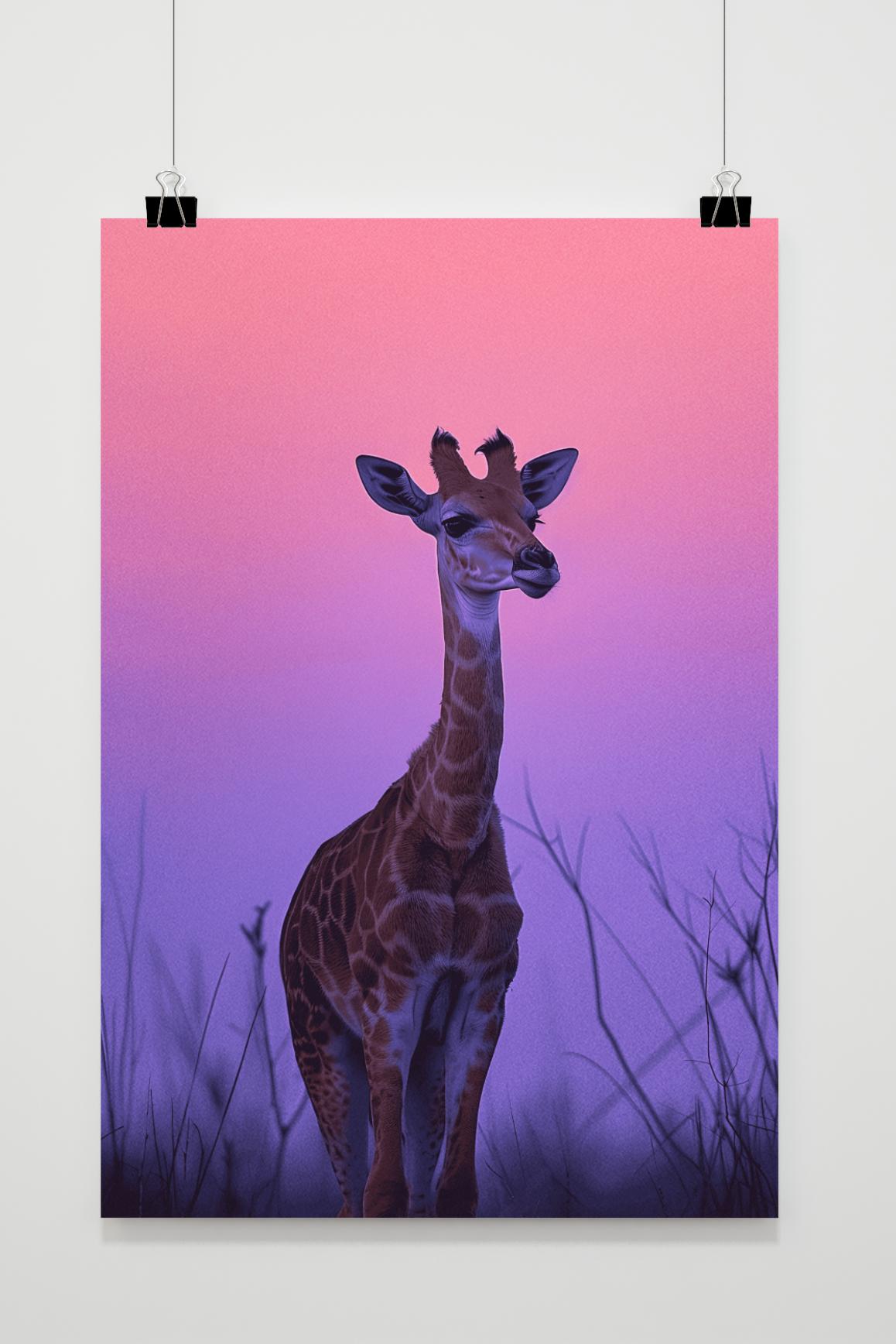 Affiche Girafe de 25 Artstreet