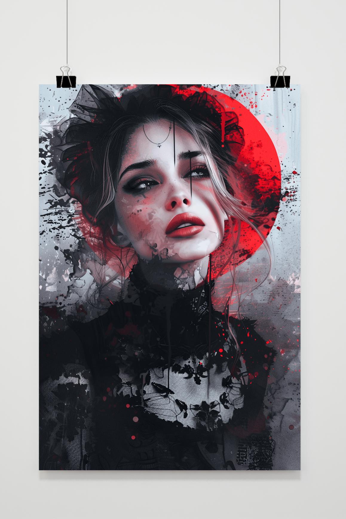 Affiche Portrait Gothique de 25 Artstreet