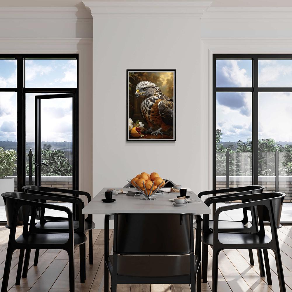 Épervier dans un intérieur
