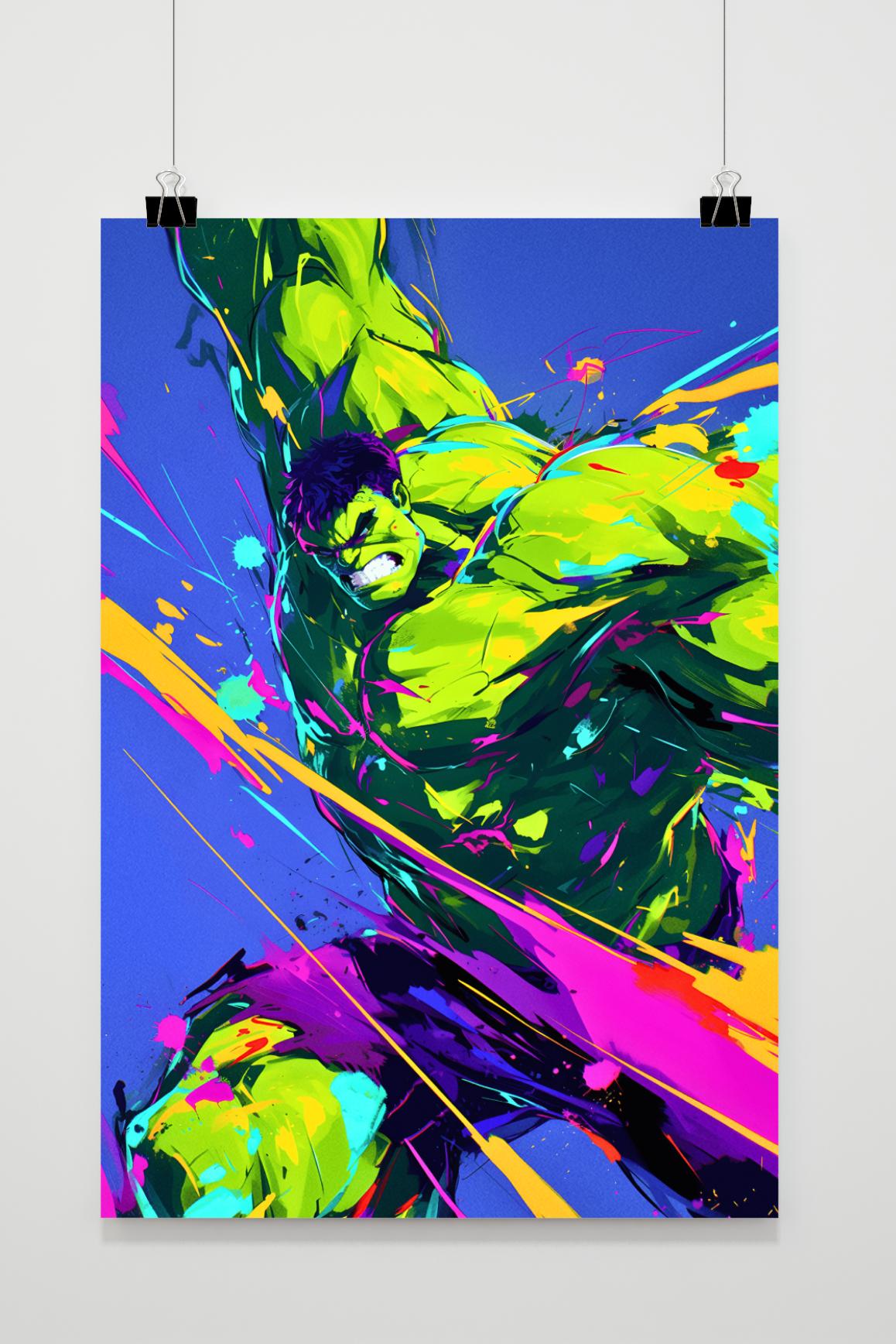 Affiche Hulk de 25 Artstreet