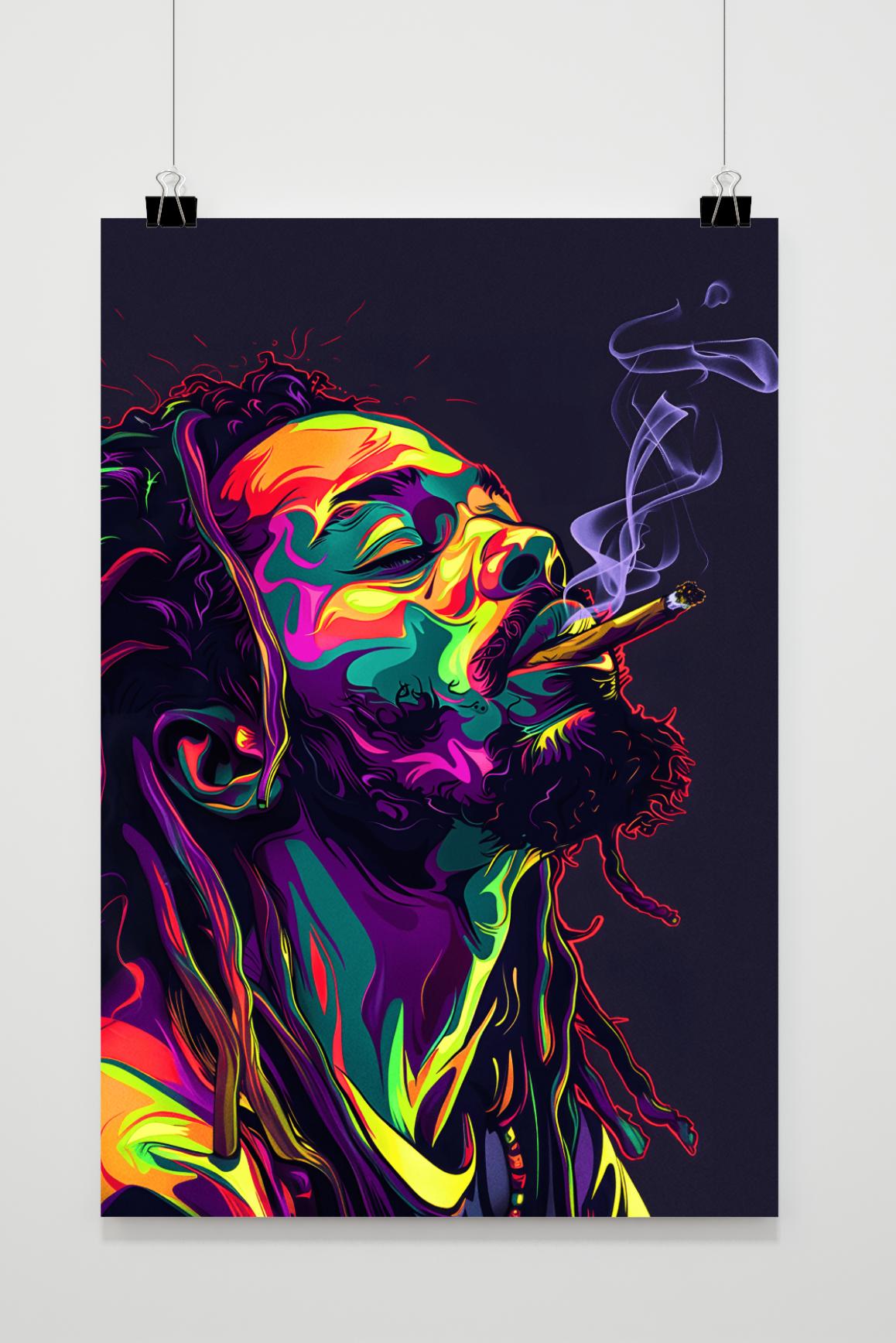Affiche Portrait Jamaïcain de 25 Artstreet