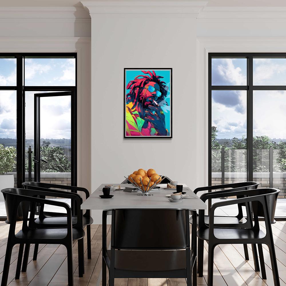 Jamaïcain dans un intérieur