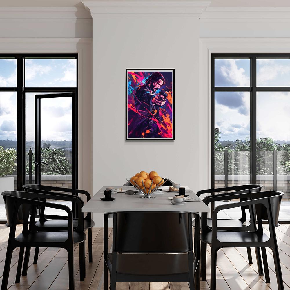John Wick en Acción en un interior