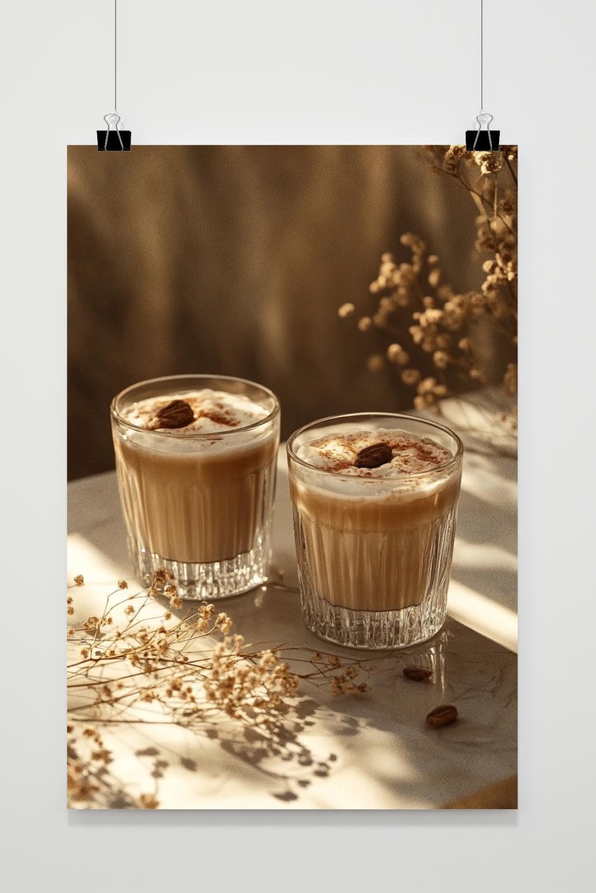 Póster Coffee Latte Cozy Elegant de 25 Artstreet