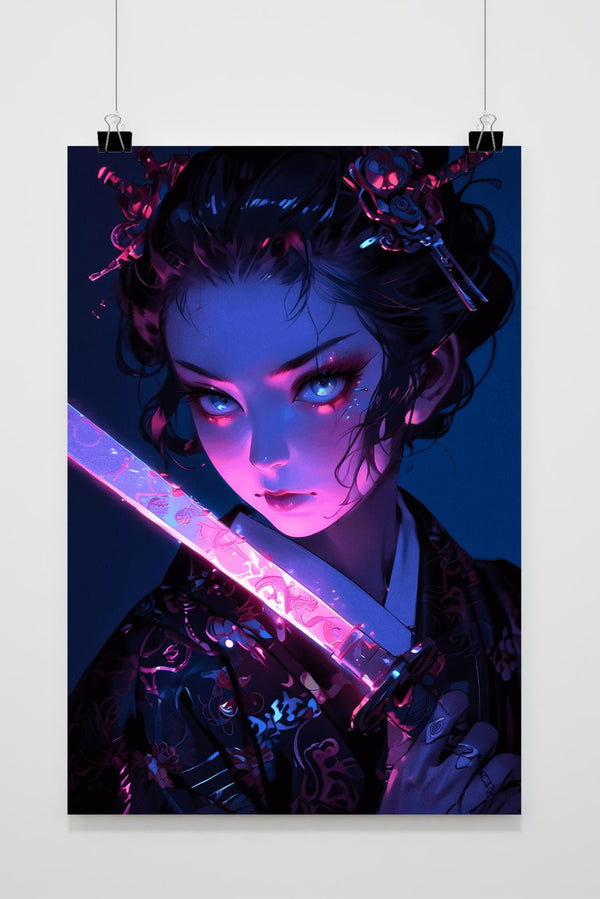 Affiche Geisha Samouraï