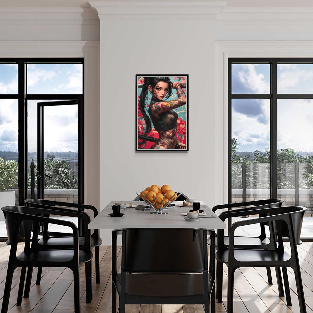 Guerrier Oriental dans un intérieur