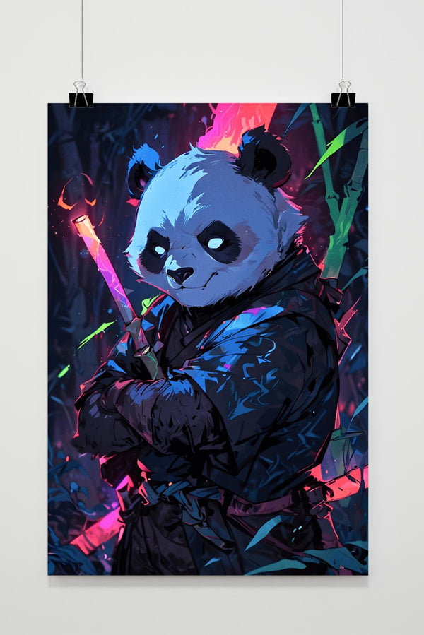 Affiche Panda Samouraï