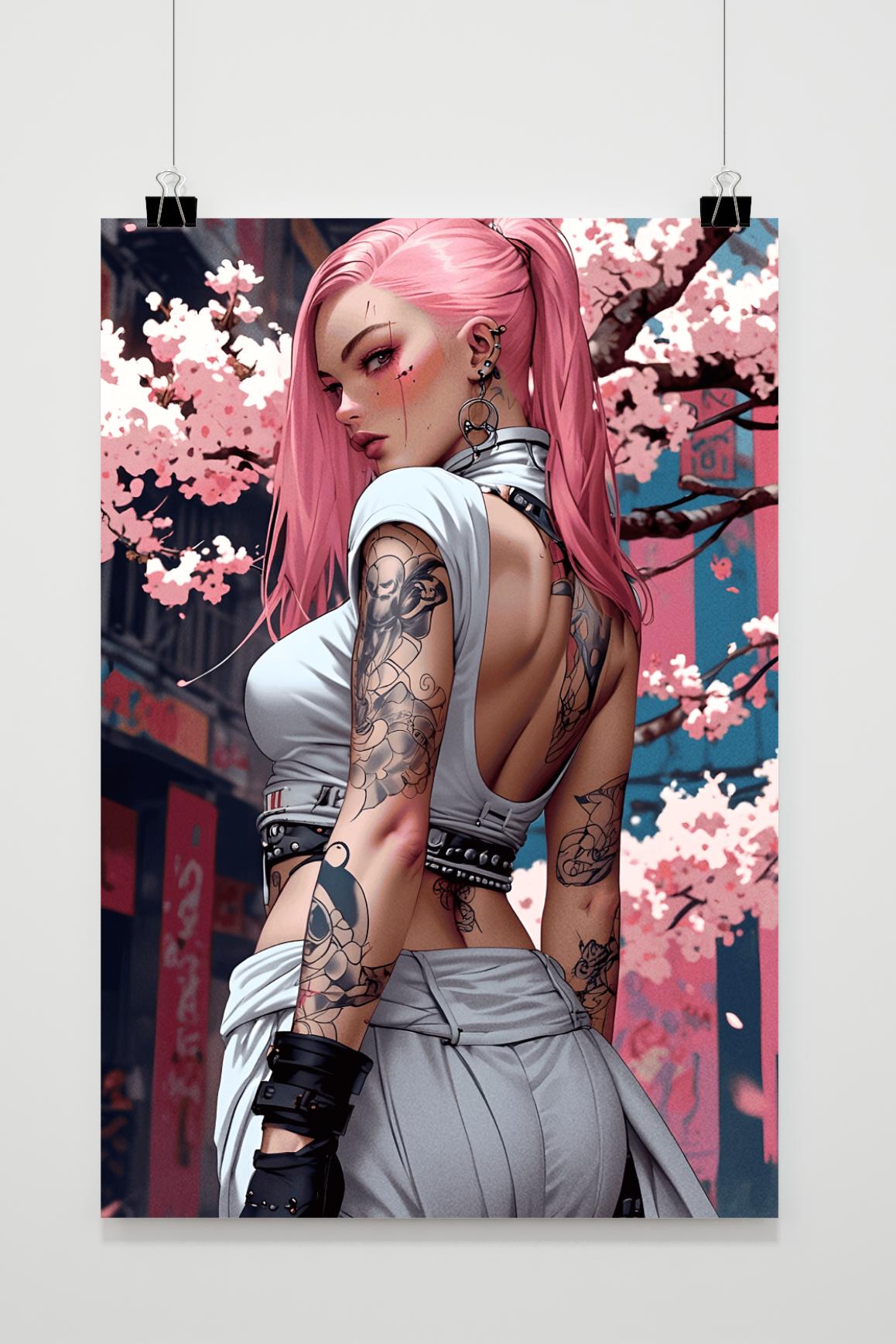 Póster Roze Rebel de 25 Artstreet