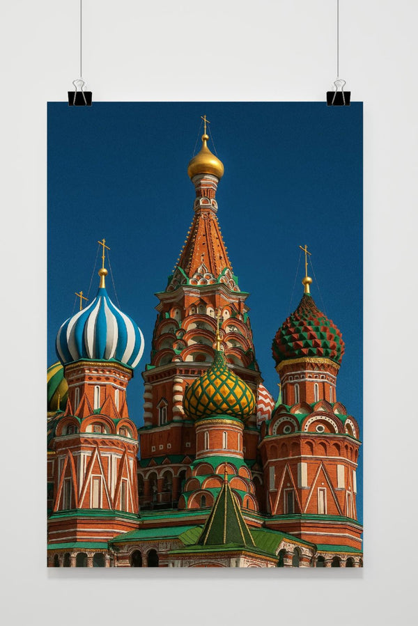 Saint Basil's Cathedral Moscow Russia poster