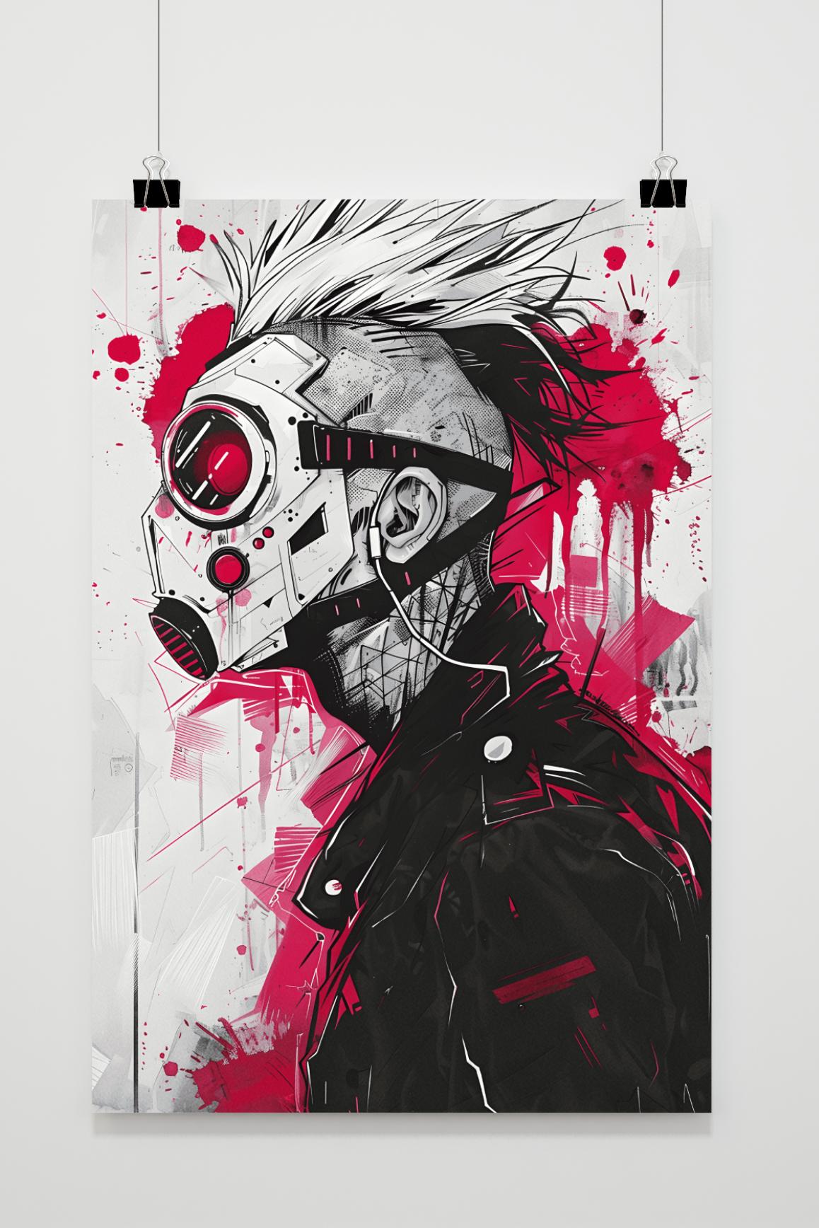 Affiche Masque Bio Punk de 25 Artstreet