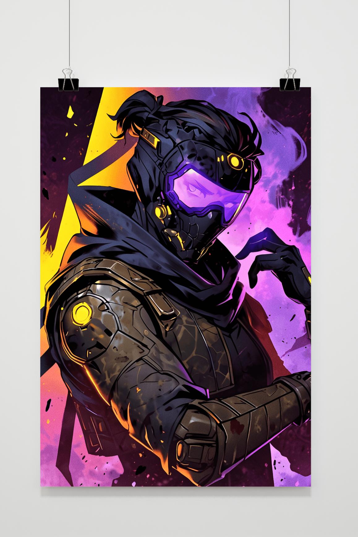 Affiche Soldat Violet de 25 Artstreet