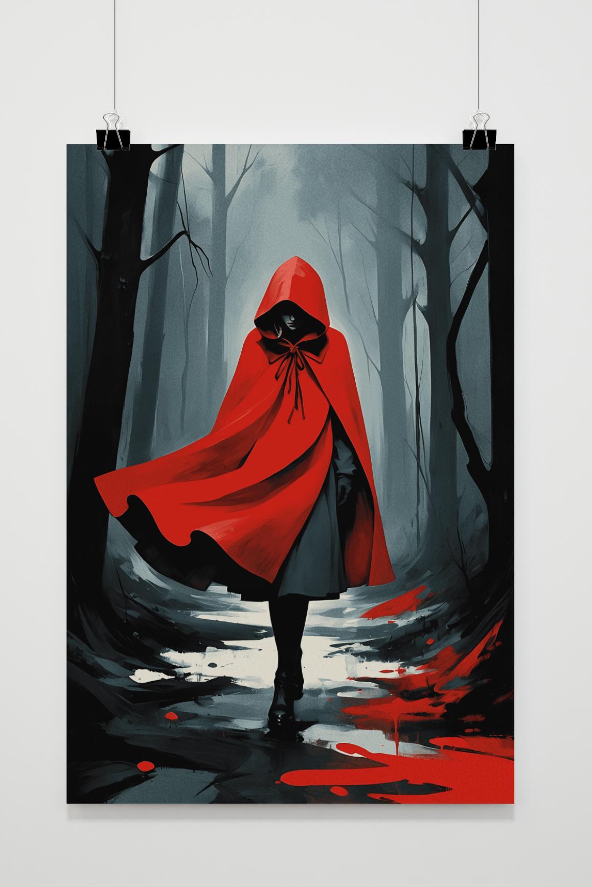 Affiche Fille au Chaperon Rouge de 25 Artstreet
