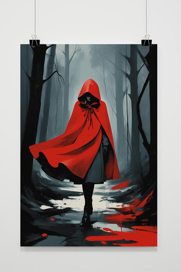 Póster Roodkapje Meisje