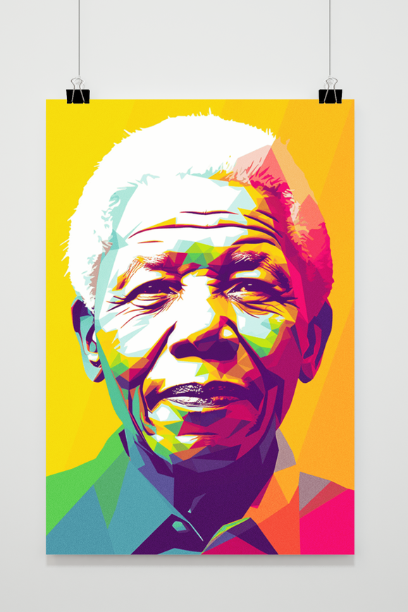 Póster Nelson Mandela