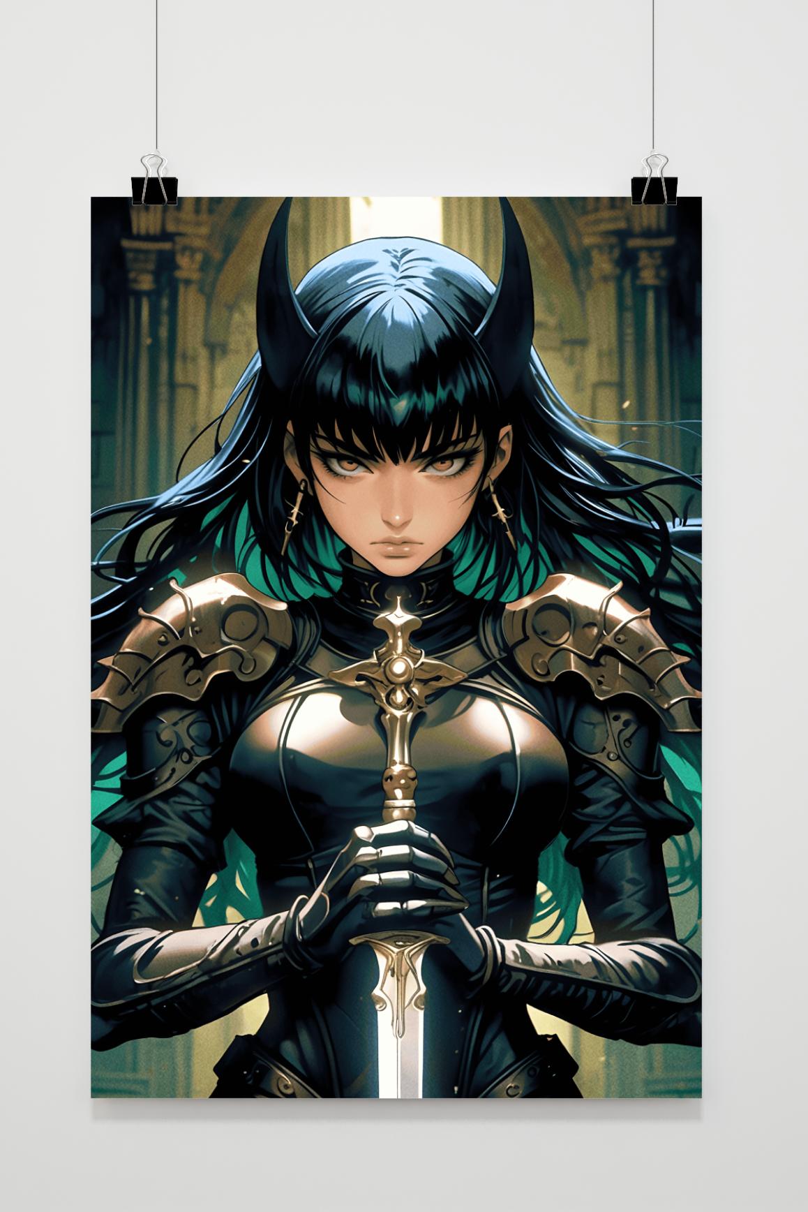 Affiche La Fille à l'Épée de 25 Artstreet