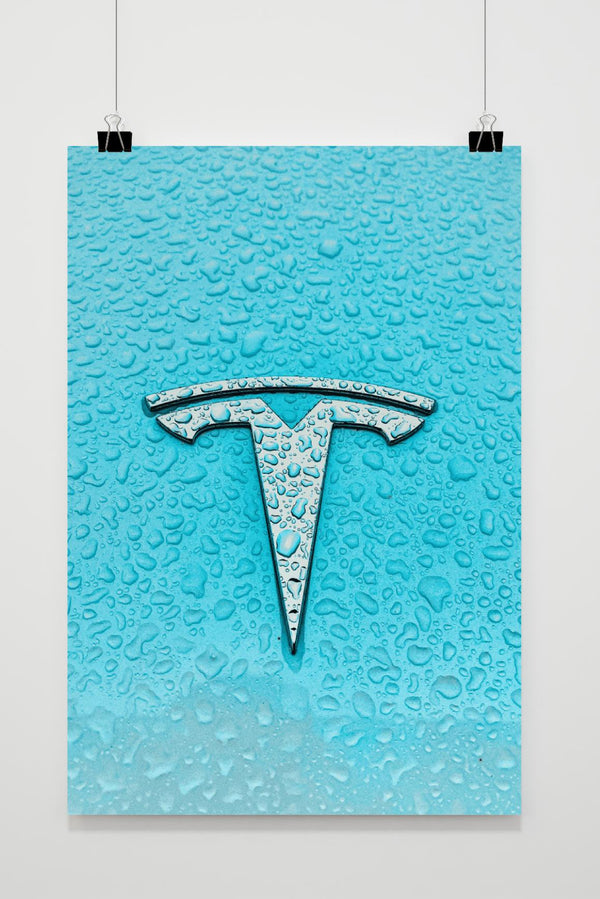 Póster Tesla Logo
