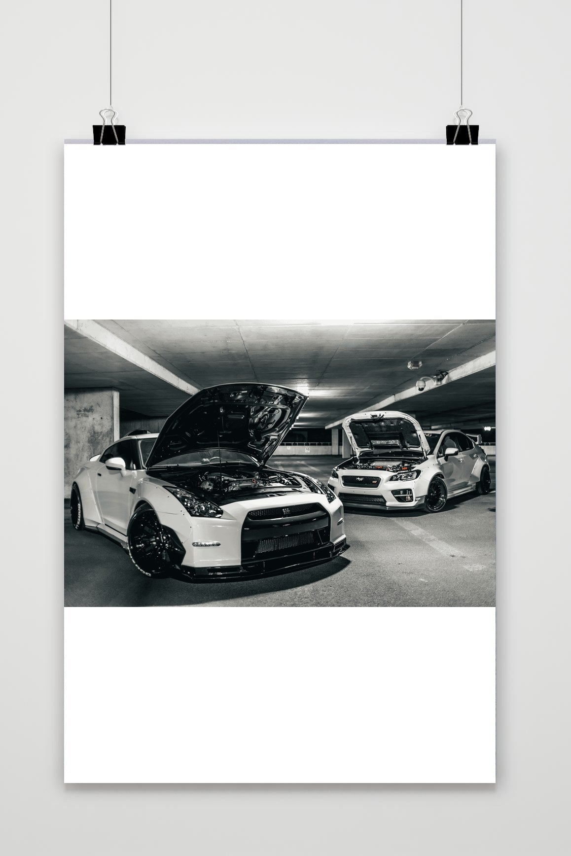Affiche Moteurs Auto de 25 Artstreet