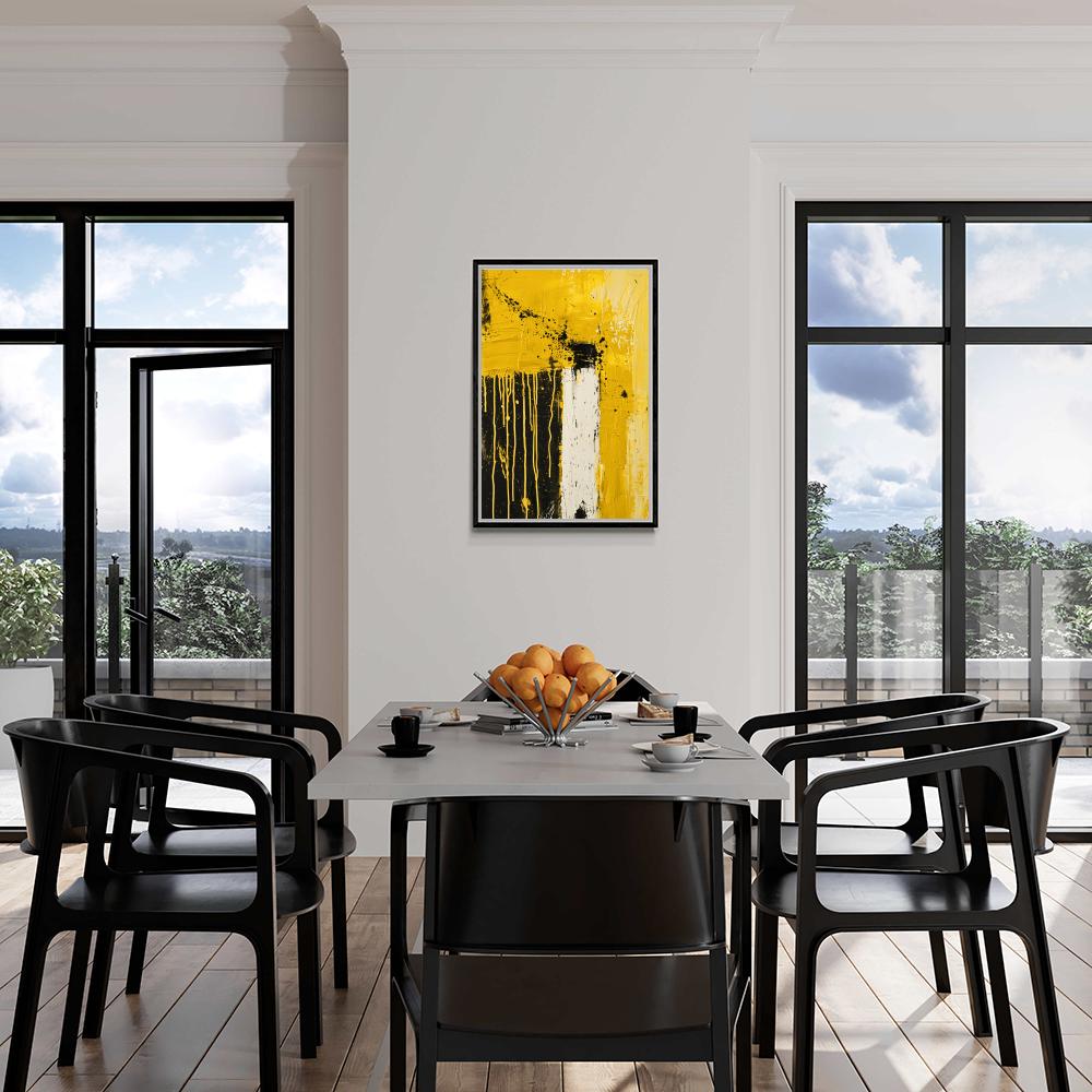 Lignes Jaunes dans un intérieur