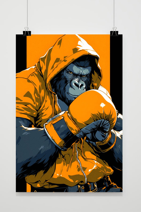 Gorilla-Boxer Poster