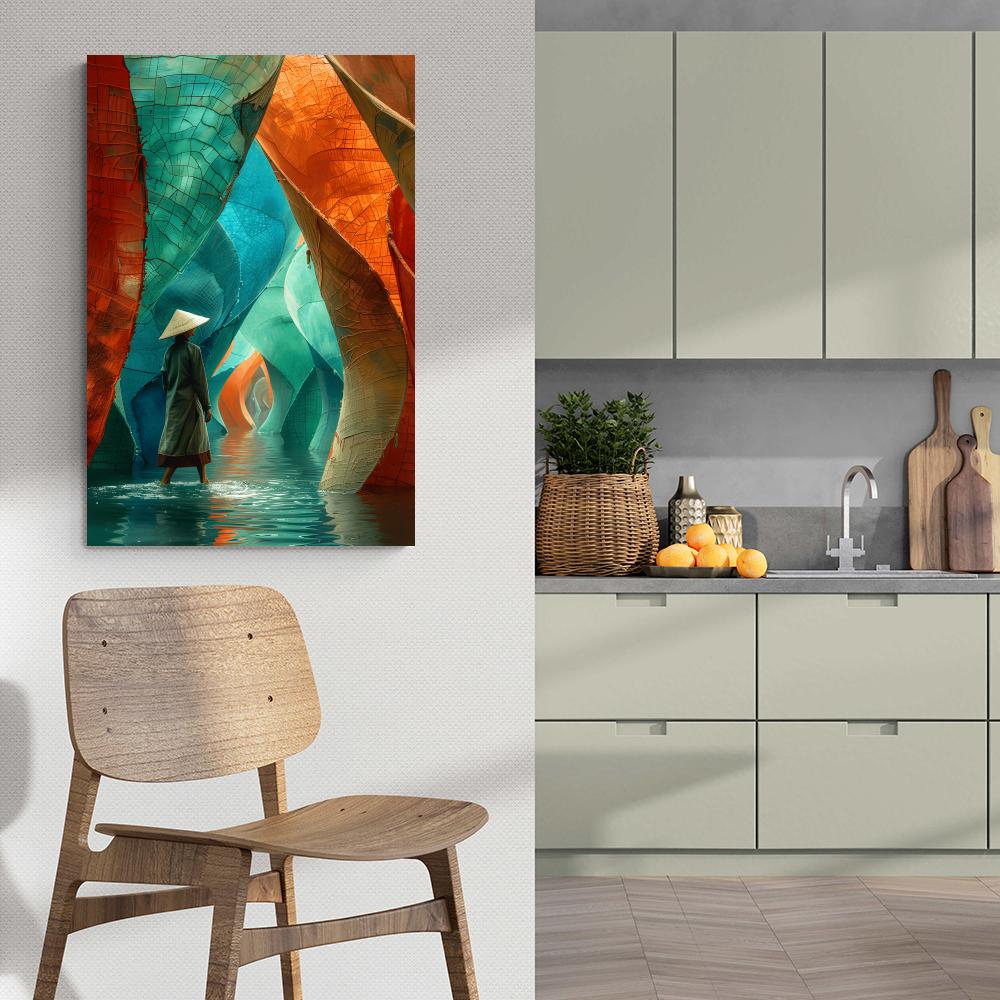 Chemin Coloré dans un intérieur