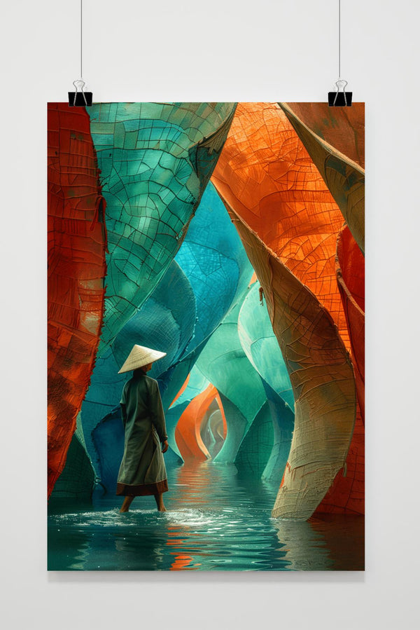 Kleurrijkpad poster