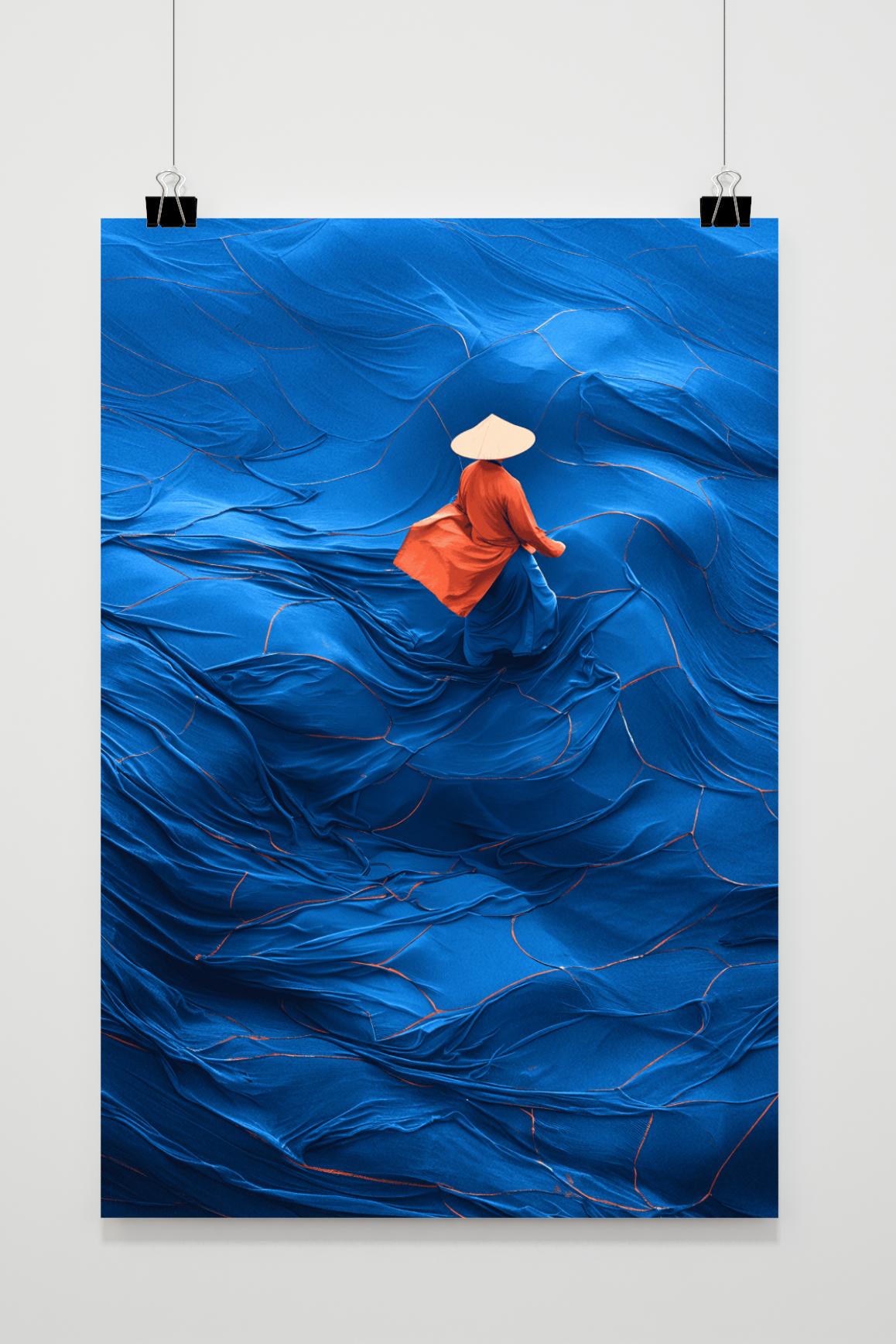 Affiche Pays Bleu de 25 Artstreet