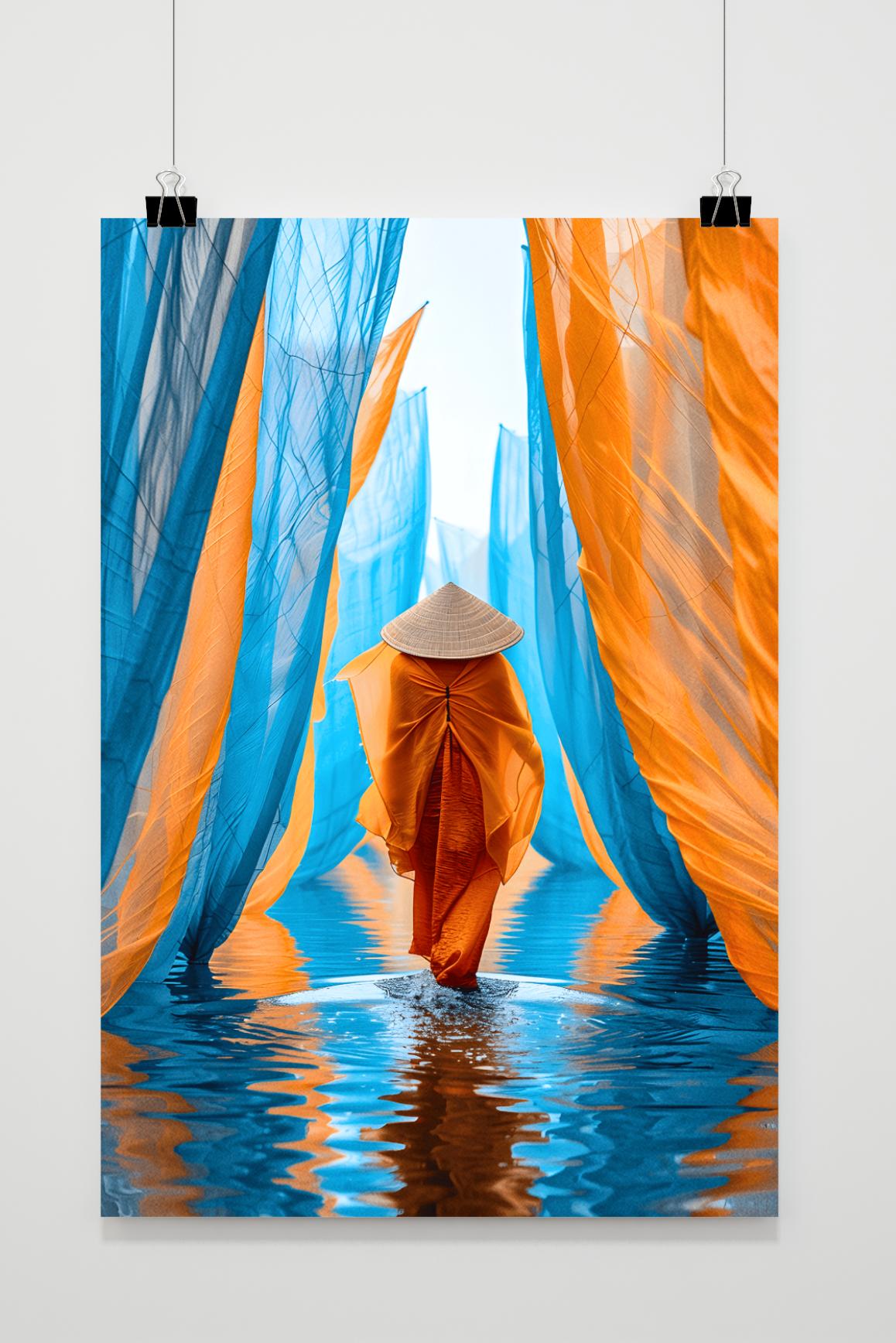 Affiche Waterwandeling de 25 Artstreet