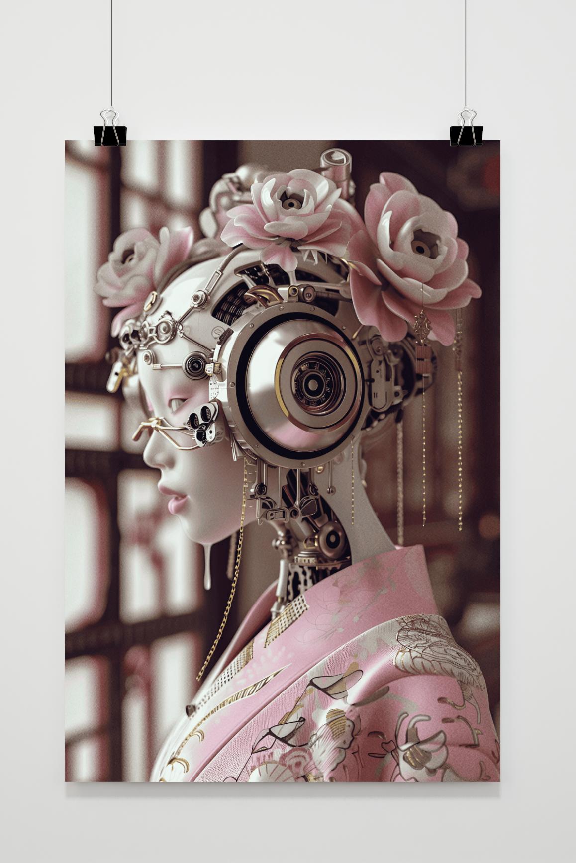 Affiche Robotgeisha de 25 Artstreet