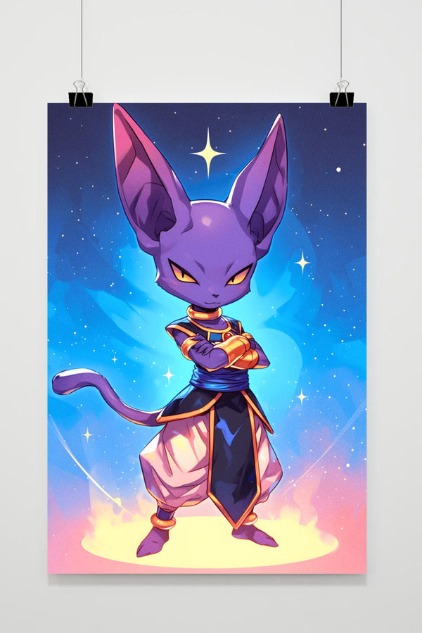 Póster Dragonball Beerus