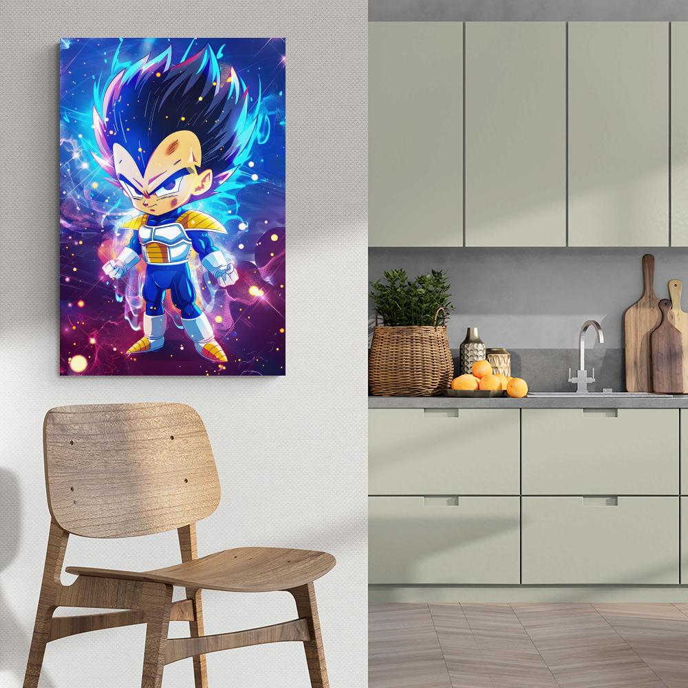 Dragonball Chibi Vegeta dans un intérieur