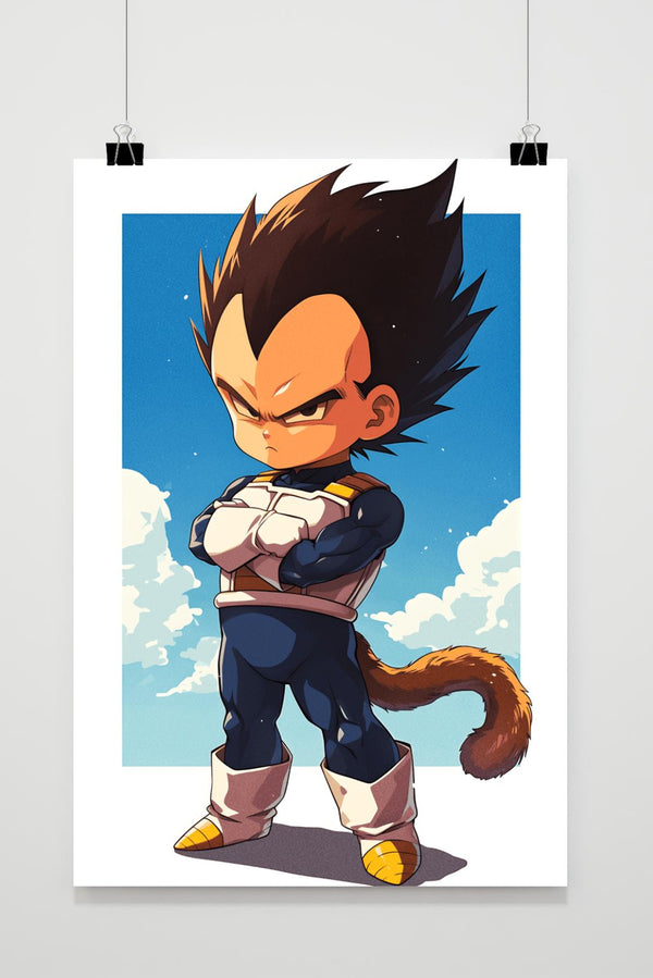 Póster Dragonball Vegeta Cola