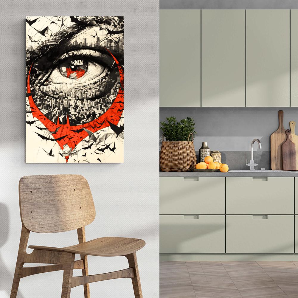 Batman Yeux dans un intérieur