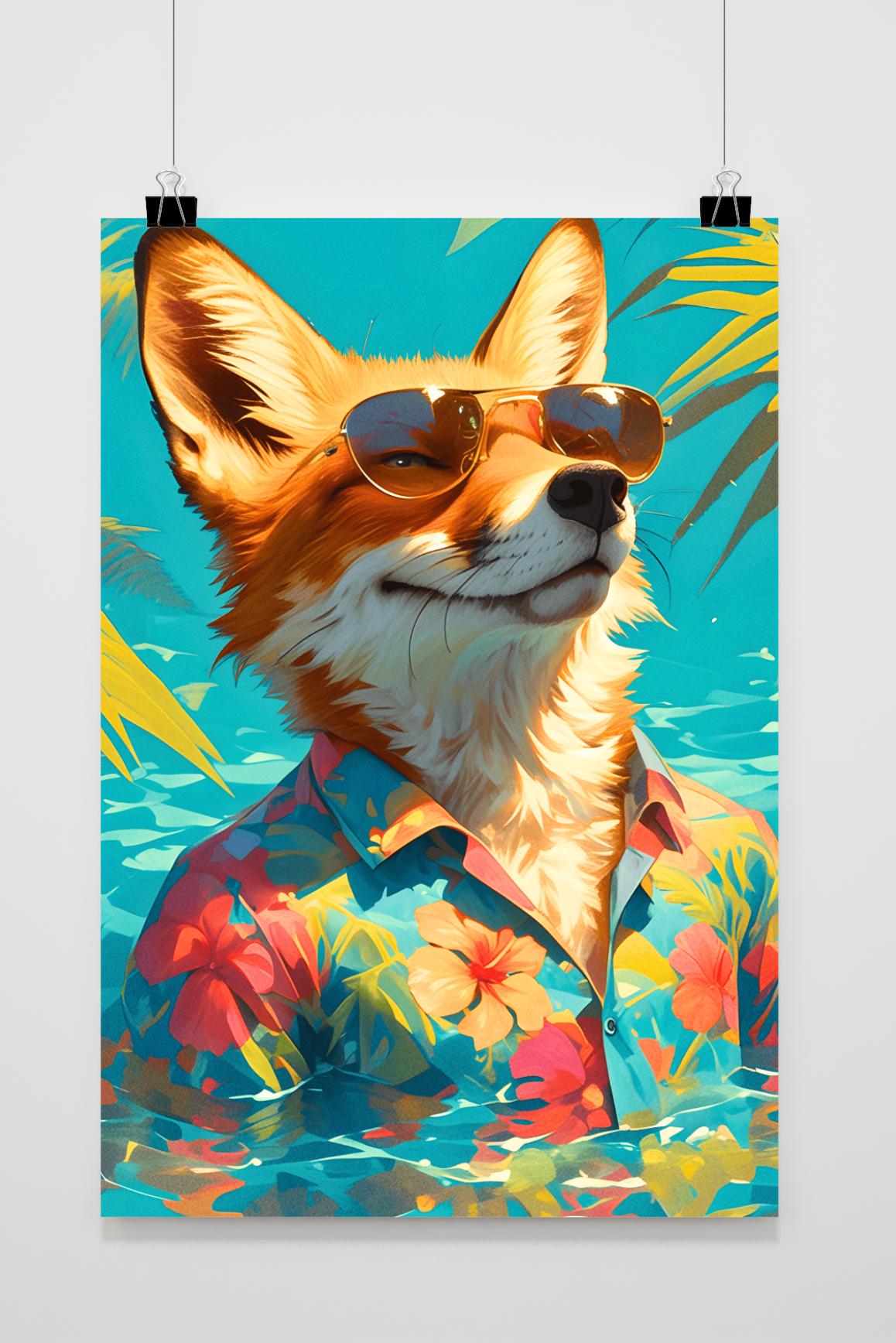 Affiche Vakantievos de 25 Artstreet