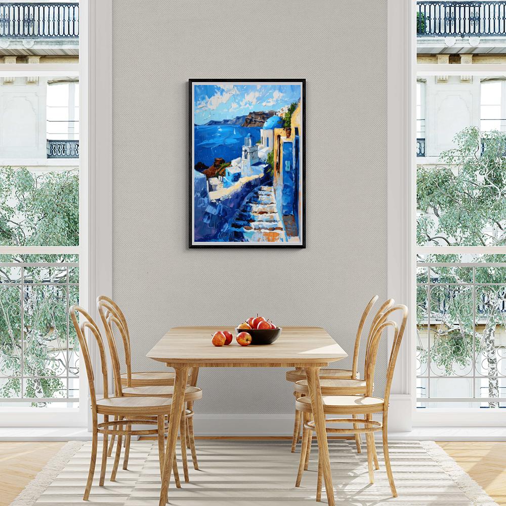 Grèce Aquarelle dans un intérieur