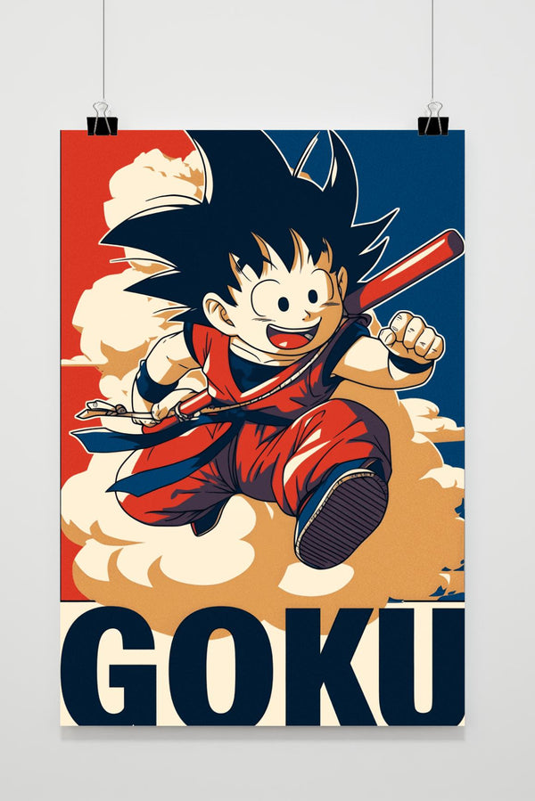 Póster Dragonball Goku Niño