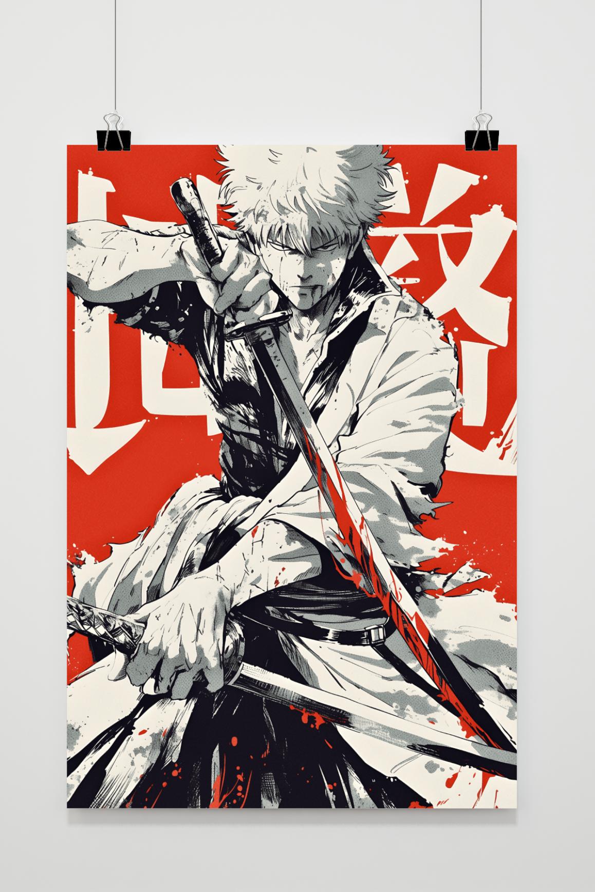 Affiche Gintoki Gintama de 25 Artstreet