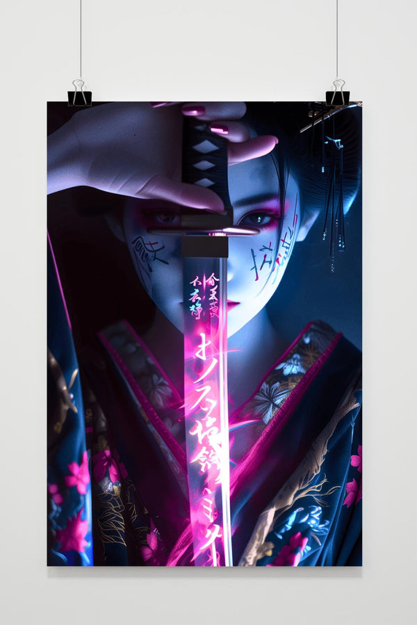 Neonzwaardgeisha poster