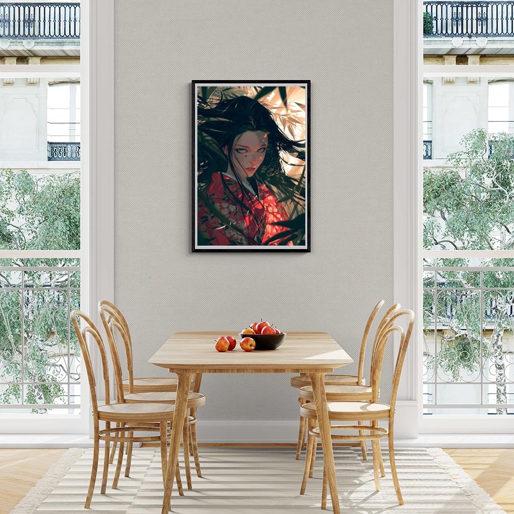 Portrait Oriental dans un intérieur