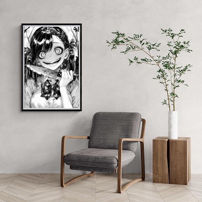 Psychomeisje dans un intérieur