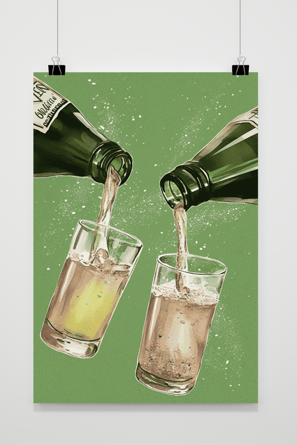 Affiche Publicité Soda