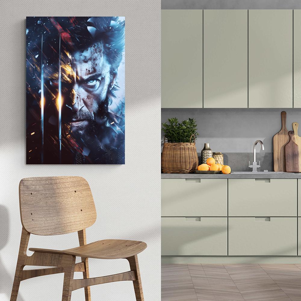 Wolverine dans un intérieur